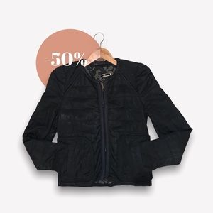 Black Aritzia Quilted Wilfred Jacket Size 4